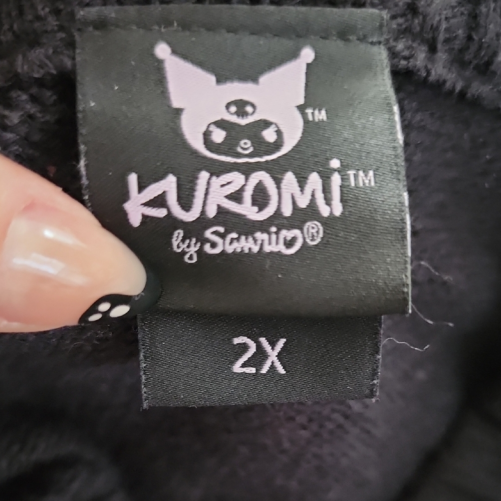 Sanrio Kuromi Black Sweater Cardigan